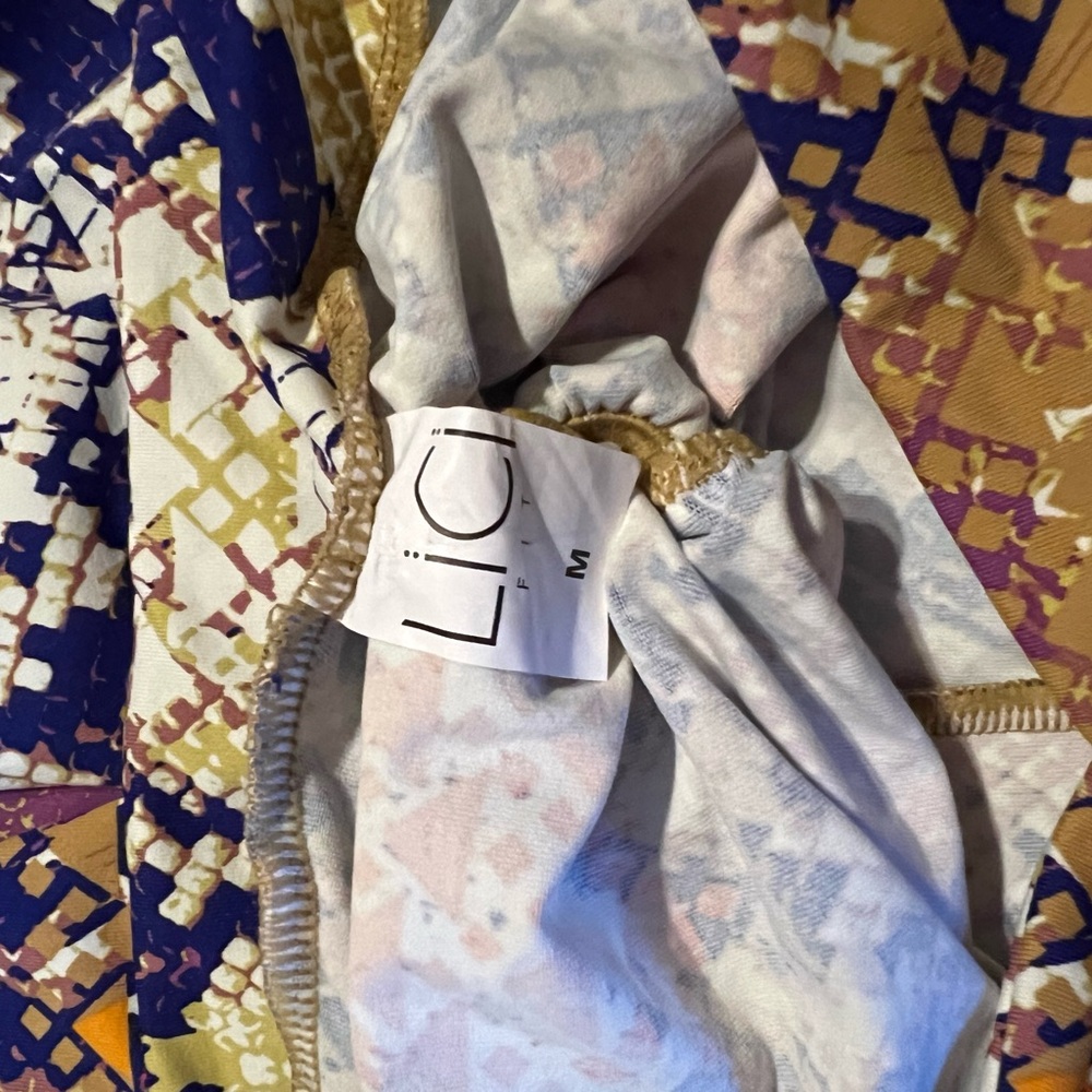 Colorful Geometric Patterned Pants - Picture 3 of 3